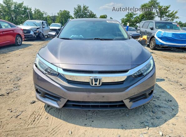 2HGFC2F75HH519099 2017 HONDA CIVIC Gray Front view
