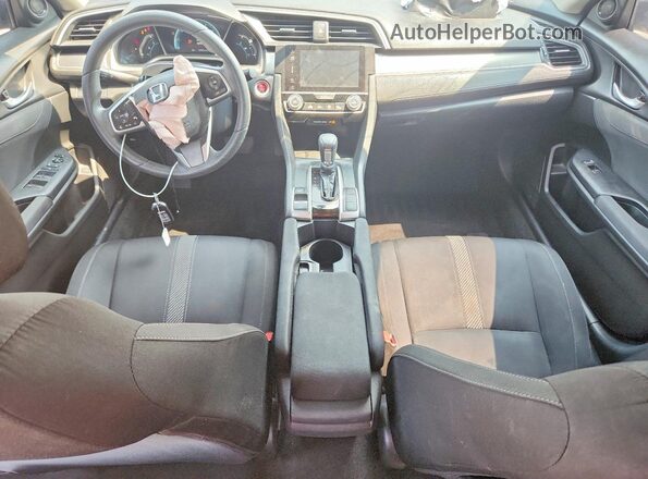 2HGFC2F75HH519099 2017 HONDA CIVIC Gray Dashboard view