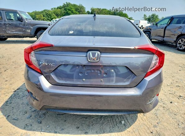 2HGFC2F75HH519099 2017 HONDA CIVIC Gray Rear view