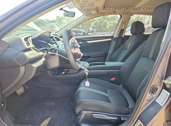 2HGFC2F75HH519099 2017 HONDA CIVIC Gray Front interior view