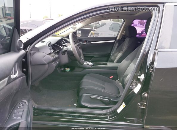 2HGFC2F75HH561935 2017 HONDA CIVIC Black Widok wnętrza z przodu