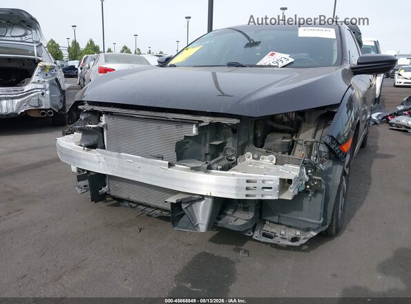 2HGFC2F75HH561935 2017 HONDA CIVIC Black Widok z przodu