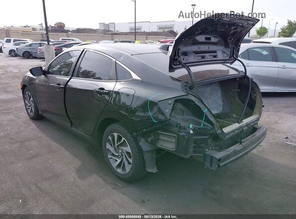 2HGFC2F75HH561935 2017 HONDA CIVIC Black Tył lewy