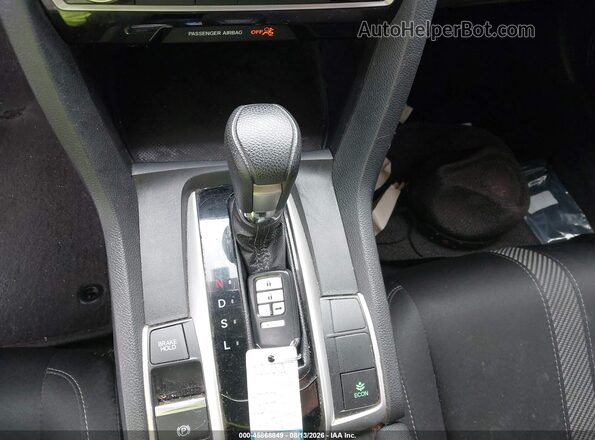 2HGFC2F75HH561935 2017 HONDA CIVIC Black Widok deski rozdzielczej