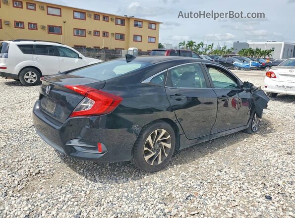 2HGFC2F75JH563058 2018 HONDA CIVIC Black უკანა მარჯვენა