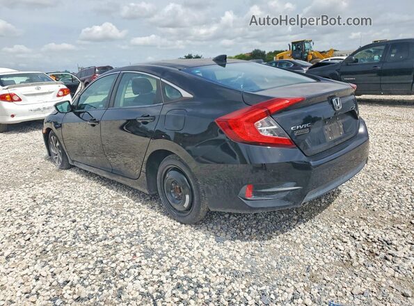 2HGFC2F75JH563058 2018 HONDA CIVIC Black უკანა მარცხენა