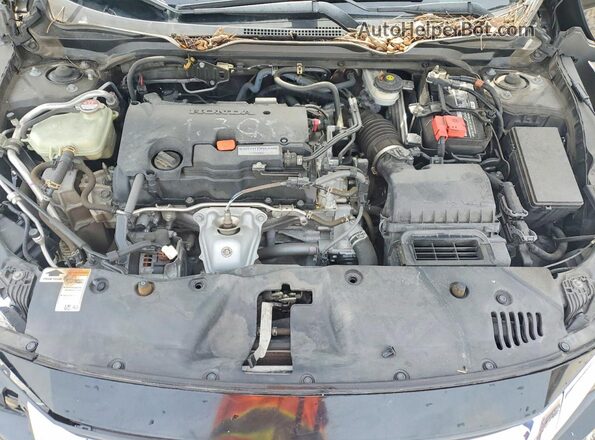 2HGFC2F75JH563058 2018 HONDA CIVIC Black უკანა სალონის ხედი