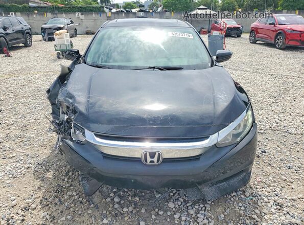 2HGFC2F75JH563058 2018 HONDA CIVIC Black წინა ხედი