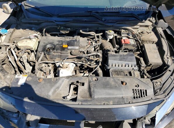 2HGFC2F75JH590860 2018 HONDA CIVIC Black უკანა სალონის ხედი