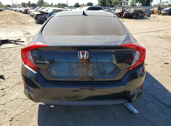 2HGFC2F75JH590860 2018 HONDA CIVIC Black უკანა ხედი