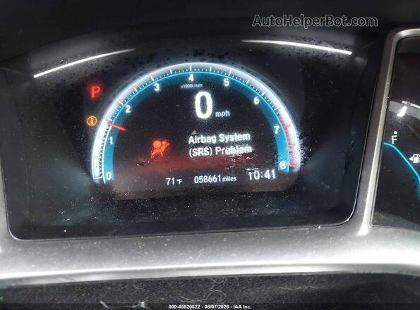 2HGFC2F75JH602148 2018 HONDA CIVIC Blue Widok tylnych siedzeń