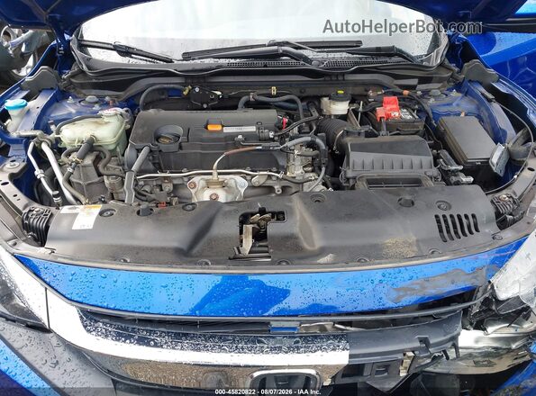 2HGFC2F75JH602148 2018 HONDA CIVIC Blue Widok z tyłu