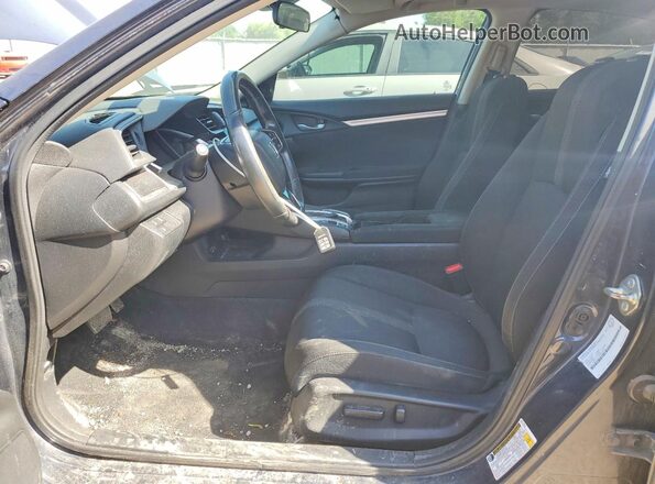 2HGFC2F75KH043556 2019 HONDA CIVIC Blue Widok wnętrza z przodu