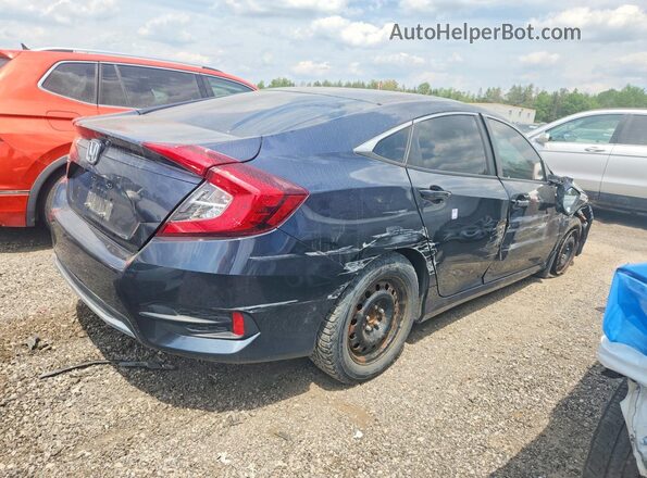 2HGFC2F75KH043556 2019 HONDA CIVIC Blue Tył prawy
