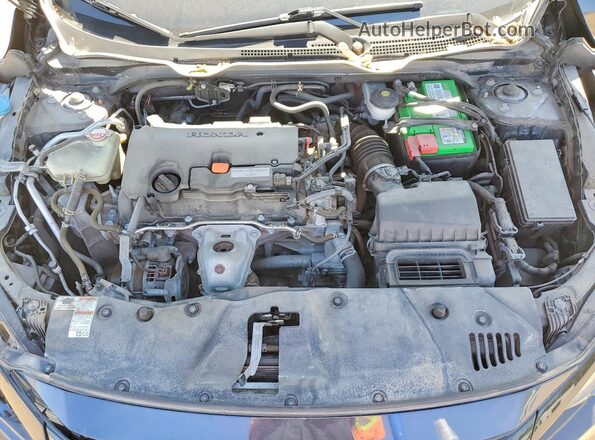 2HGFC2F75KH043556 2019 HONDA CIVIC Blue Widok wnętrza z tyłu
