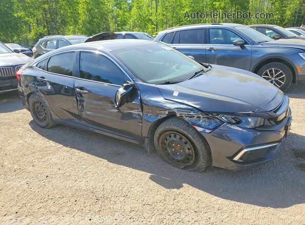 2HGFC2F75KH043556 2019 HONDA CIVIC Blue Przód prawy