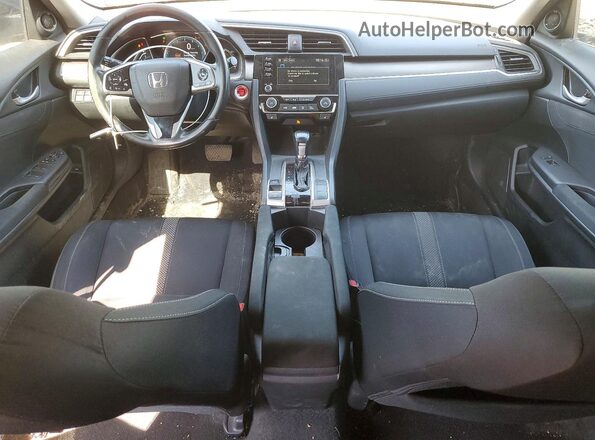 2HGFC2F75KH043556 2019 HONDA CIVIC Blue Widok deski rozdzielczej