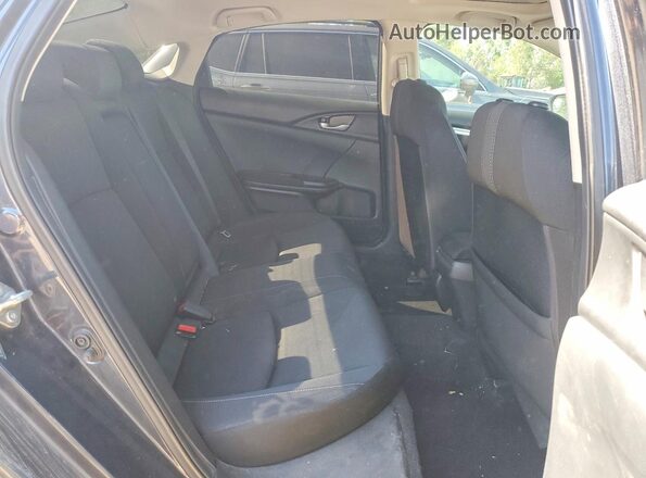 2HGFC2F75KH043556 2019 HONDA CIVIC Blue Widok tylnych siedzeń