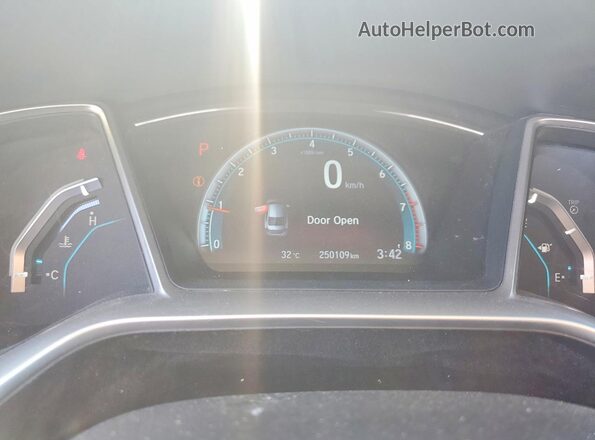 2HGFC2F76GH028507 2016 HONDA CIVIC Silver ხელსაწყოთა პანელის ხედი