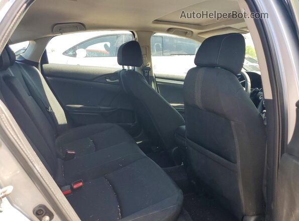 2HGFC2F76GH028507 2016 HONDA CIVIC Silver უკანა სავარძლების ხედი