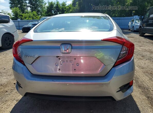 2HGFC2F76GH028507 2016 HONDA CIVIC Silver უკანა ხედი