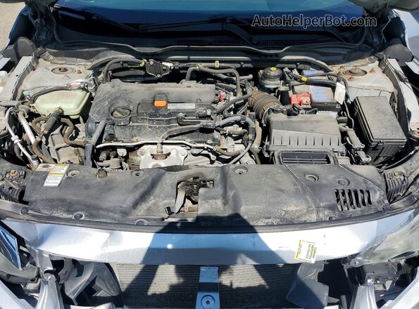 2HGFC2F76GH028507 2016 HONDA CIVIC Silver უკანა სალონის ხედი
