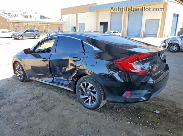 2HGFC2F76GH504559 2016 HONDA CIVIC Black Задня ліва чверть