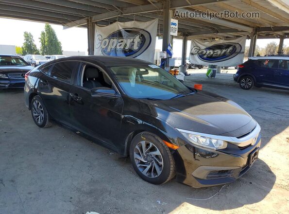 2HGFC2F76GH504559 2016 HONDA CIVIC Black Передня права чверть