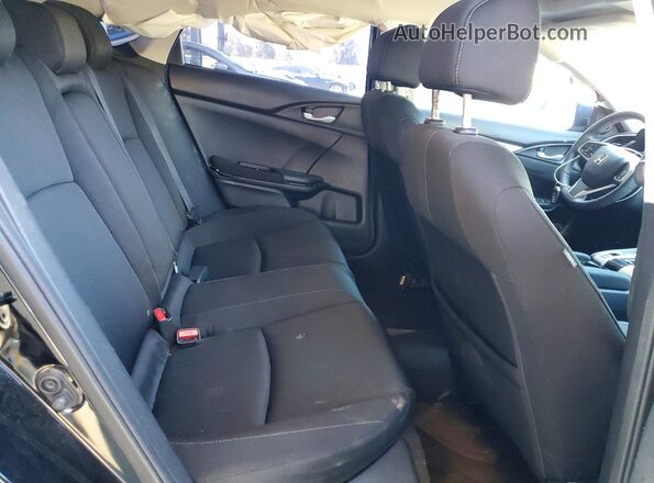 2HGFC2F76GH504559 2016 HONDA CIVIC Black Вид задніх сидінь