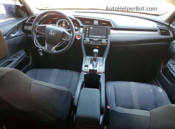 2HGFC2F76GH504559 2016 HONDA CIVIC Black Вид панелі приладів