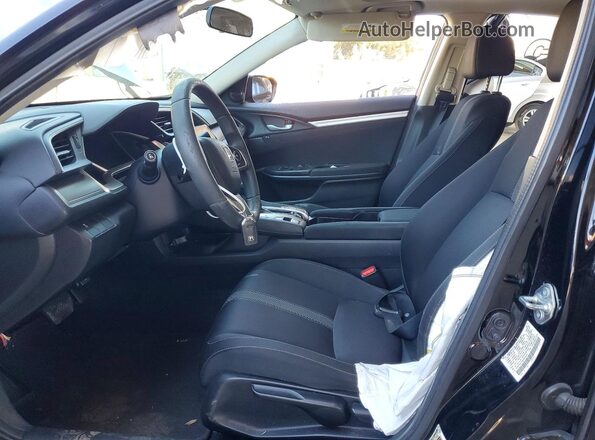 2HGFC2F76GH504559 2016 HONDA CIVIC Black Вид салону спереду