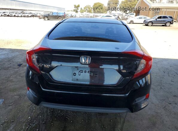 2HGFC2F76GH504559 2016 HONDA CIVIC Black Вид ззаду