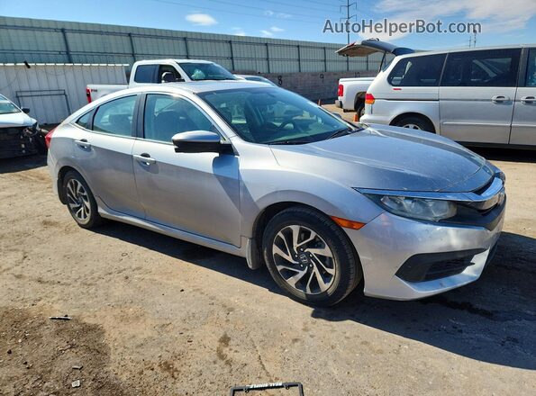 2HGFC2F76GH570657 2016 HONDA CIVIC Silver Передня права чверть