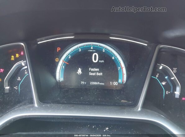 2HGFC2F76HH518897 2017 HONDA CIVIC Red Vista de los asientos traseros