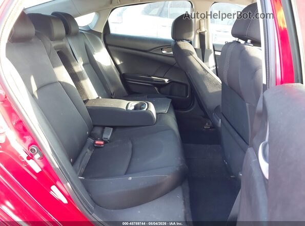 2HGFC2F76HH518897 2017 HONDA CIVIC Red Vista de la etiqueta del VIN