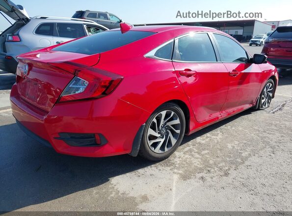 2HGFC2F76HH518897 2017 HONDA CIVIC Red Trasero derecho