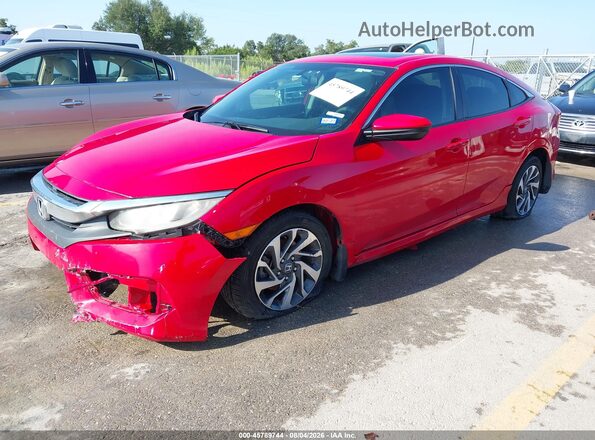 2HGFC2F76HH518897 2017 HONDA CIVIC Red Vista tres cuartos delantera izquierda