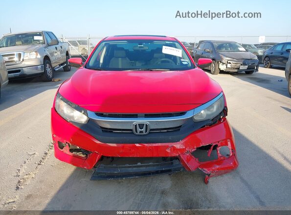 2HGFC2F76HH518897 2017 HONDA CIVIC Red Vista del cuadro de instrumentos