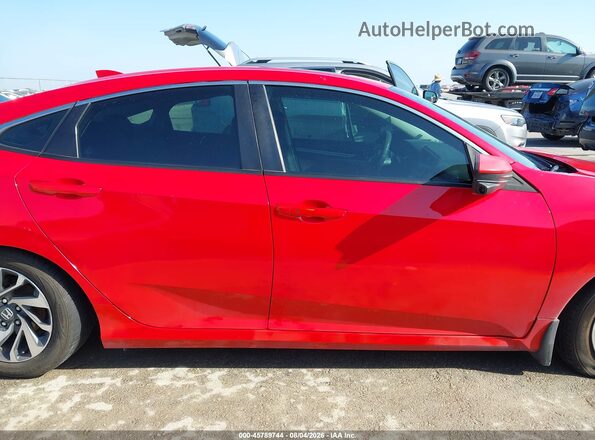 2HGFC2F76HH518897 2017 HONDA CIVIC Red Vista interior trasera