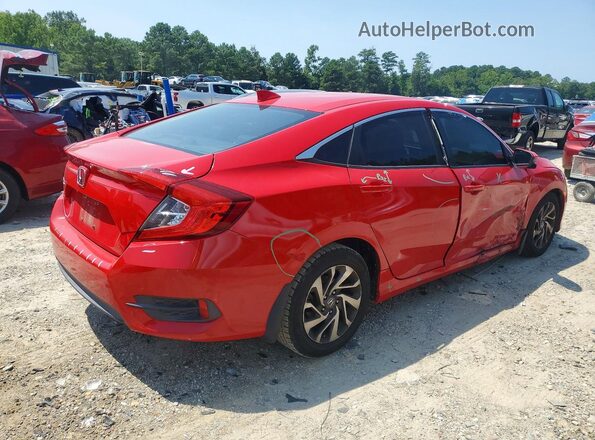 2HGFC2F76HH521735 2017 HONDA CIVIC Red Задня права чверть