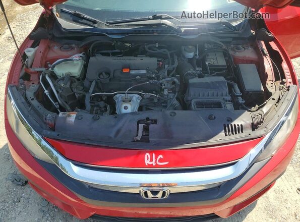 2HGFC2F76HH521735 2017 HONDA CIVIC Red Вид задньої частини салону