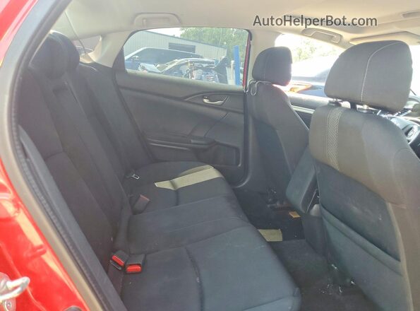 2HGFC2F76HH521735 2017 HONDA CIVIC Red Вид задніх сидінь