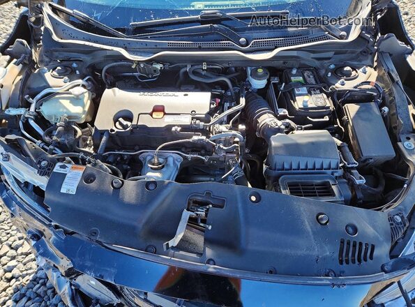 2HGFC2F76JH504245 2018 HONDA CIVIC Black უკანა სალონის ხედი