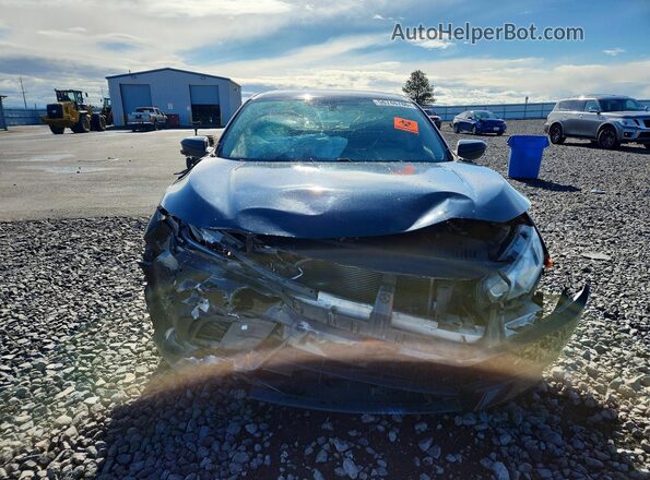 2HGFC2F76JH504245 2018 HONDA CIVIC Black წინა ხედი