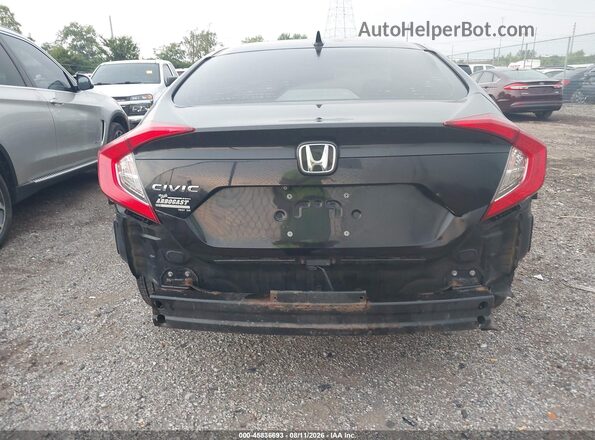 2HGFC2F76JH511082 2018 HONDA CIVIC Black წინა ხედი