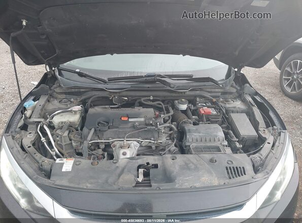 2HGFC2F76JH511082 2018 HONDA CIVIC Black უკანა ხედი