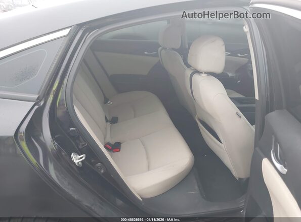 2HGFC2F76JH511082 2018 HONDA CIVIC Black VIN კოდის სტიკერის ხედი