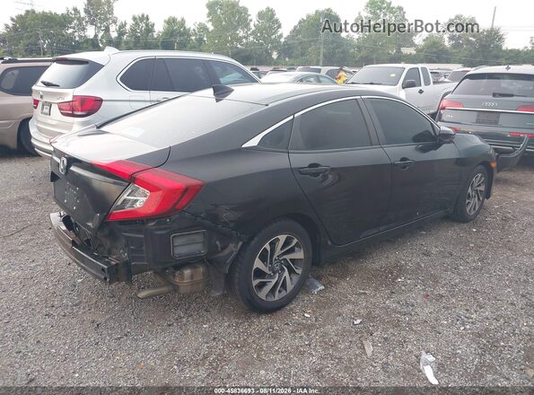 2HGFC2F76JH511082 2018 HONDA CIVIC Black უკანა მარჯვენა