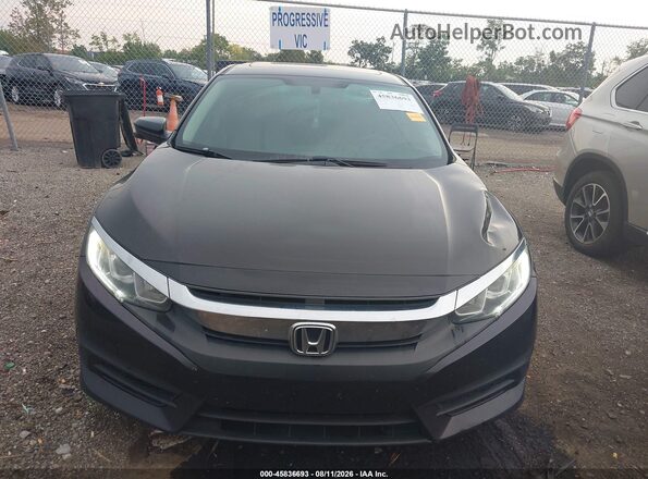 2HGFC2F76JH511082 2018 HONDA CIVIC Black უკანა სალონის ხედი