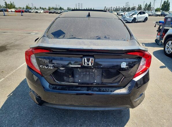 2HGFC2F76JH536337 2018 HONDA CIVIC Black Հետևի տեսք
